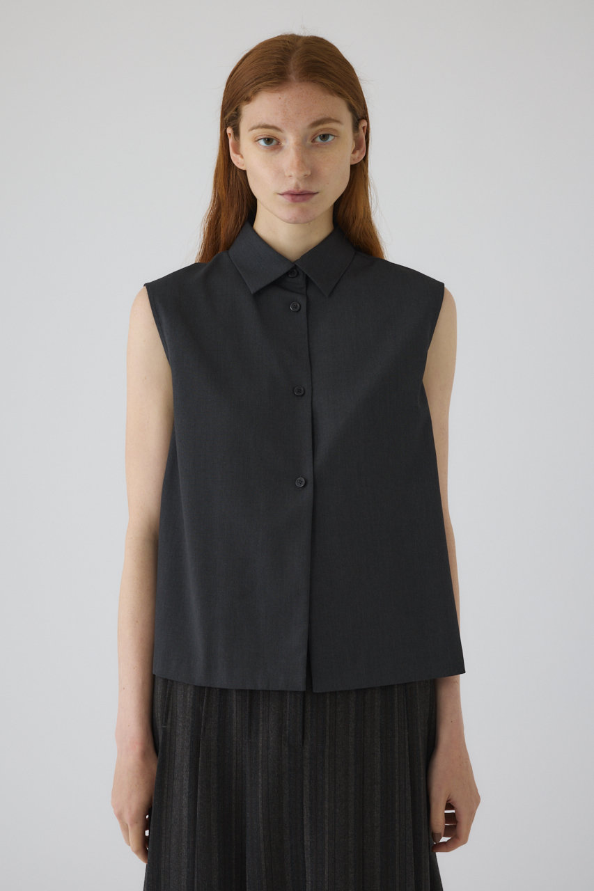 RIM.ARK Minimal box silhouette SH/シャツ (チャコールグレー, FREE) リムアーク ELLE SHOP RIM.ARK Minimal box silhouette SH/シャツ (チャコールグレー, FREE) リムアーク ELLE SHOP