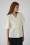 Volume sleeve v-neck SH/シャツ リムアーク/RIM.ARK