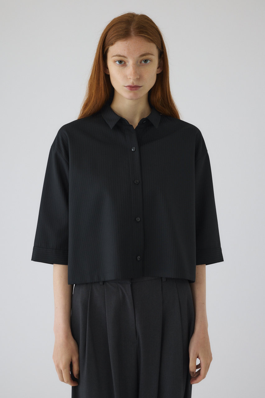 RIM.ARK Box shirt/シャツ (ブラック, FREE) リムアーク ELLE SHOP RIM.ARK Box shirt/シャツ (ブラック, FREE) リムアーク ELLE SHOP