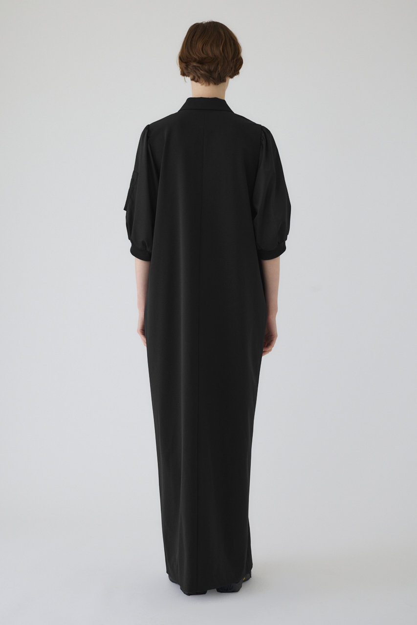 【美品】RIM.ARK リムアーク オールインワン 黒 36 Ｍサイズ RIM.ARK（リムアーク）の「Open sleeve all in one（つなぎ