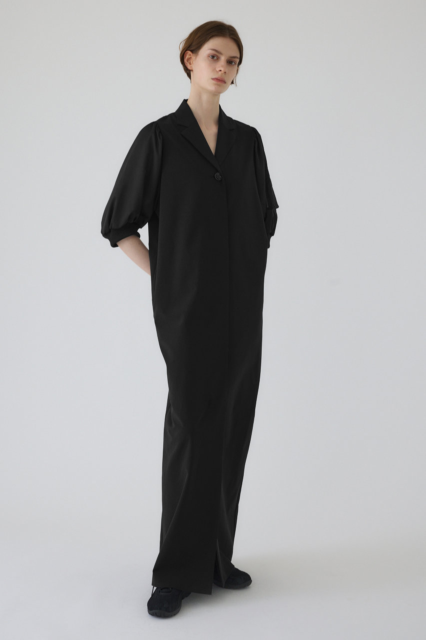 RIM.ARK リムアーク ワンピース ブラック Fサイズ RIM.ARK（リムアーク）の「Drawstring square cut dress