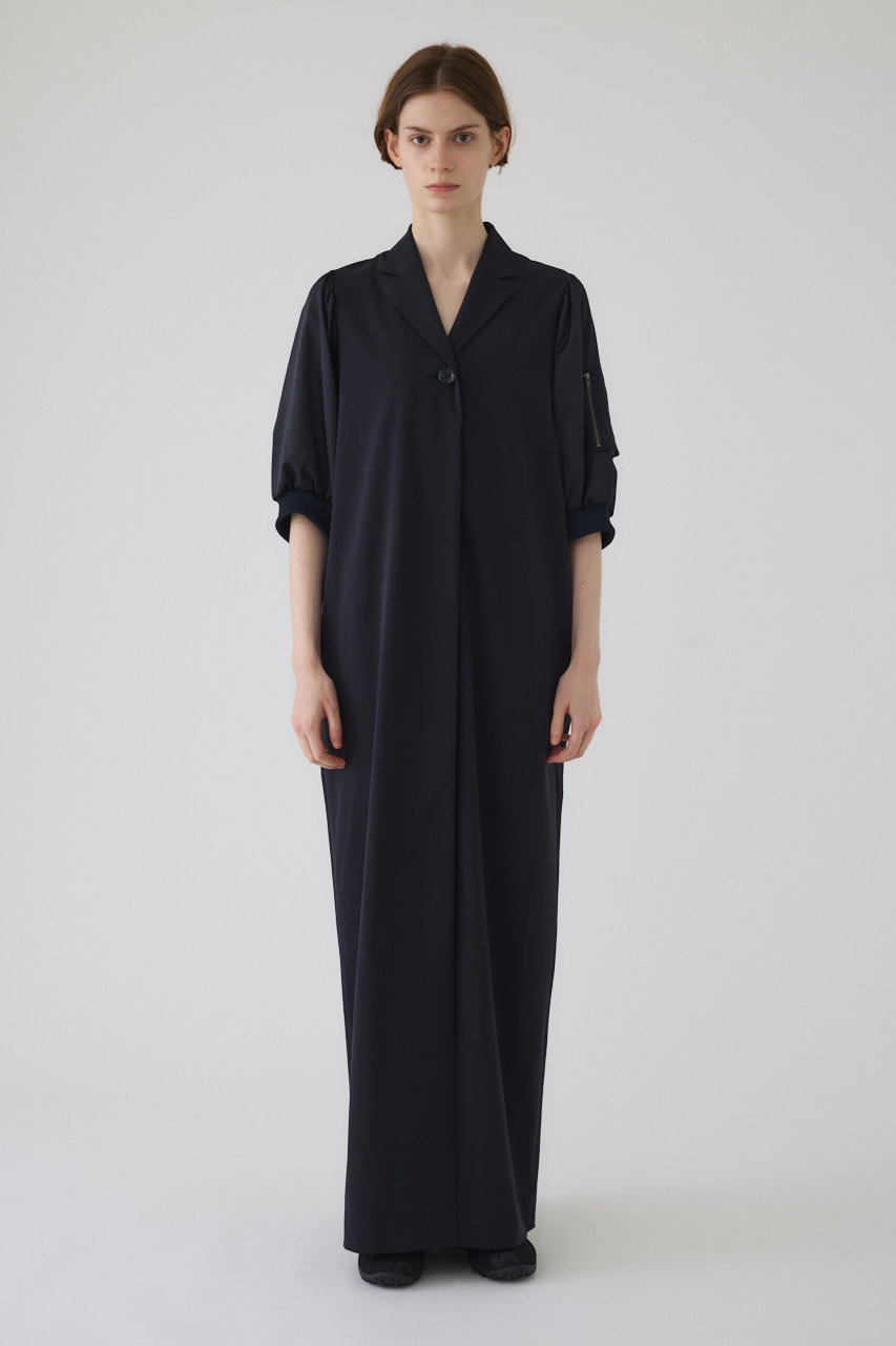 RIM.ARK MA-1 sleeve H/S OP/ワンピース (ダークネイビー, 38) リムアーク ELLE SHOP RIM.ARK MA-1 sleeve H/S OP/ワンピース (ダークネイビー, 38) リムアーク ELLE SHOP