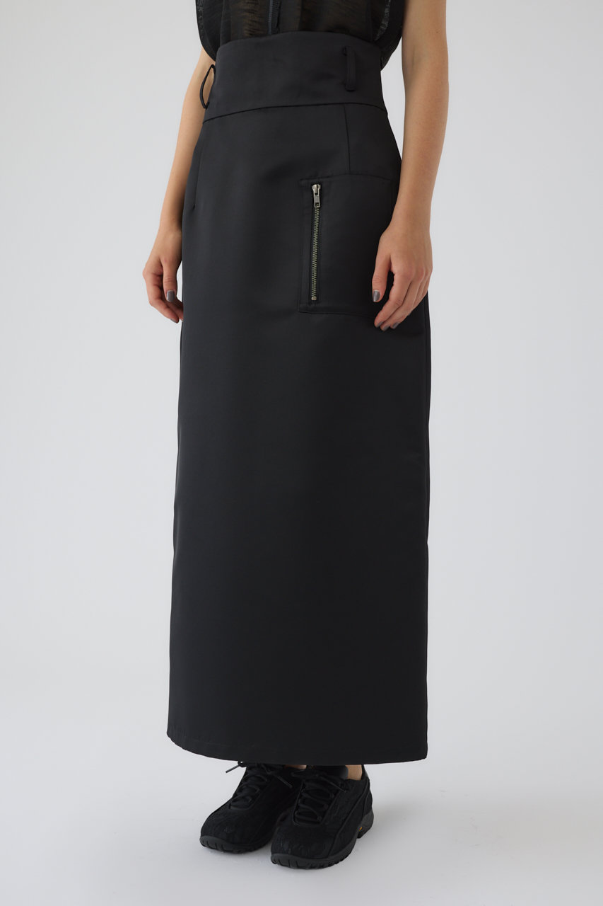 RIM.ARK(リムアーク)｜Zip pocket SK/スカート/ブラック の通販