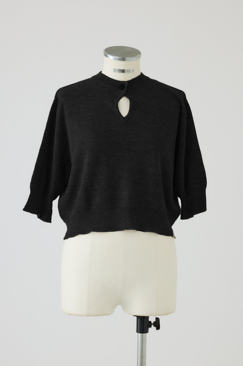 RIM.ARK Front oval compact tops/トップス (ブラック, FREE) リムアーク ELLE SHOP RIM.ARK Front oval compact tops/トップス (ブラック, FREE) リムアーク ELLE SHOP