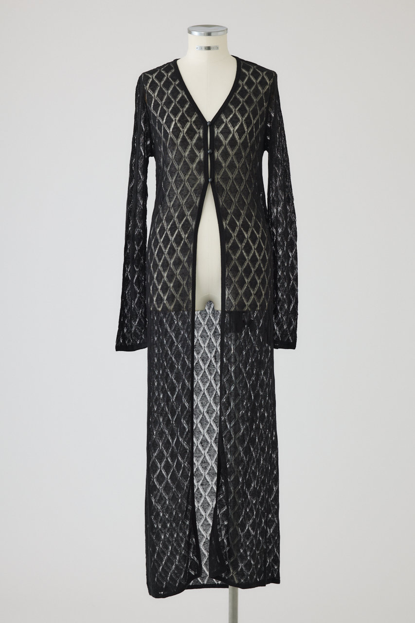 RIM.ARK Lace knit gown/ニット (ブラック, FREE) リムアーク ELLE SHOP RIM.ARK Lace knit gown/ニット (ブラック, FREE) リムアーク ELLE SHOP