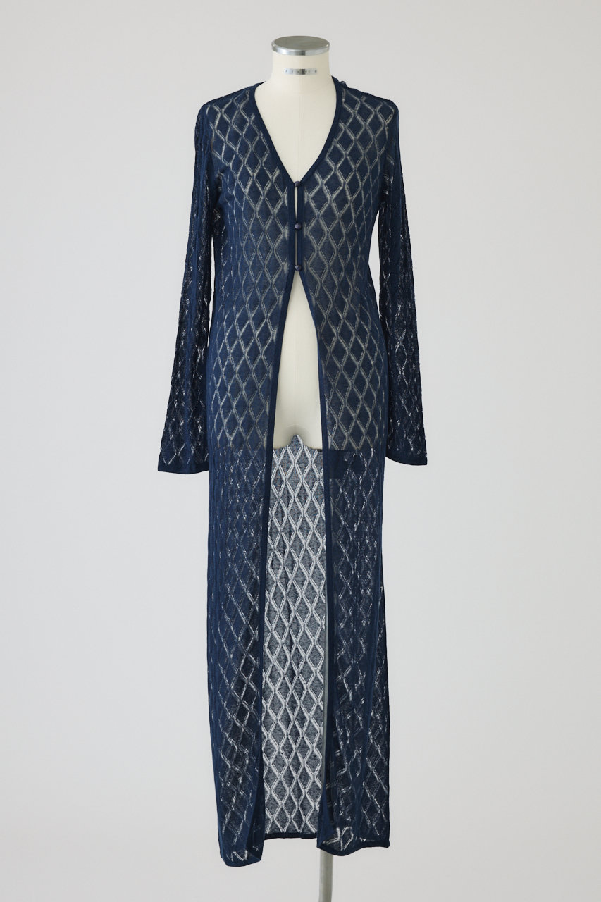 RIM.ARK Lace knit gown/ニット (ネイビー, FREE) リムアーク ELLE SHOP RIM.ARK Lace knit gown/ニット (ネイビー, FREE) リムアーク ELLE SHOP