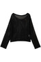 See through long sleeve tops/トップス リムアーク/RIM.ARK ブラック
