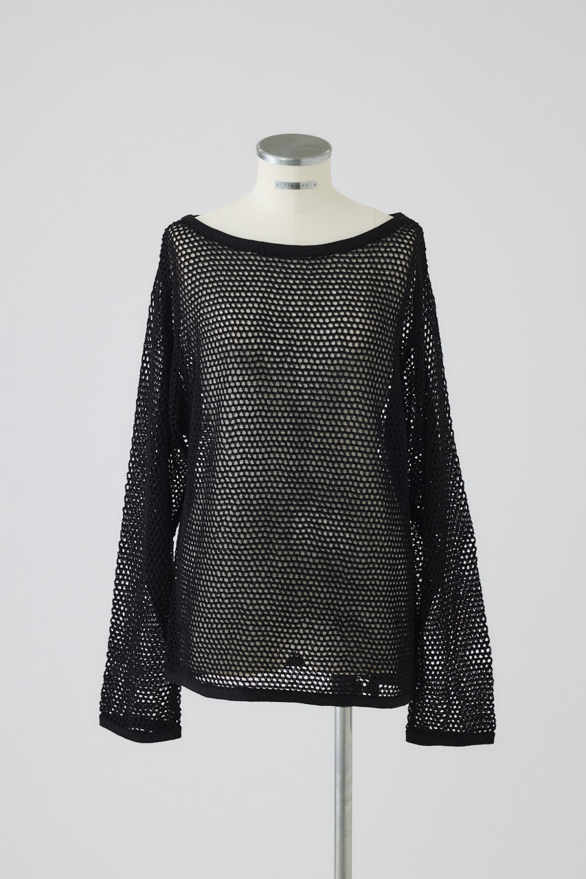 RIM.ARK See through long sleeve tops/トップス (ブラック, FREE) リムアーク ELLE SHOP RIM.ARK See through long sleeve tops/トップス (ブラック, FREE) リムアーク ELLE SHOP