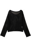 See through long sleeve tops/トップス