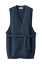 Belt set long knit vest/ニットベスト リムアーク/RIM.ARK ブルー