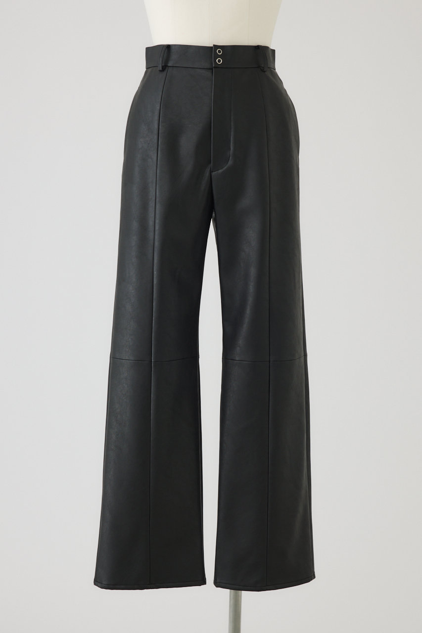 RIM.ARK Leather like PT/パンツ (ブラック, 36) リムアーク ELLE SHOP RIM.ARK Leather like PT/パンツ (ブラック, 36) リムアーク ELLE SHOP