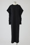 Drape sleeve cut dress/ドレス リムアーク/RIM.ARK ブラック