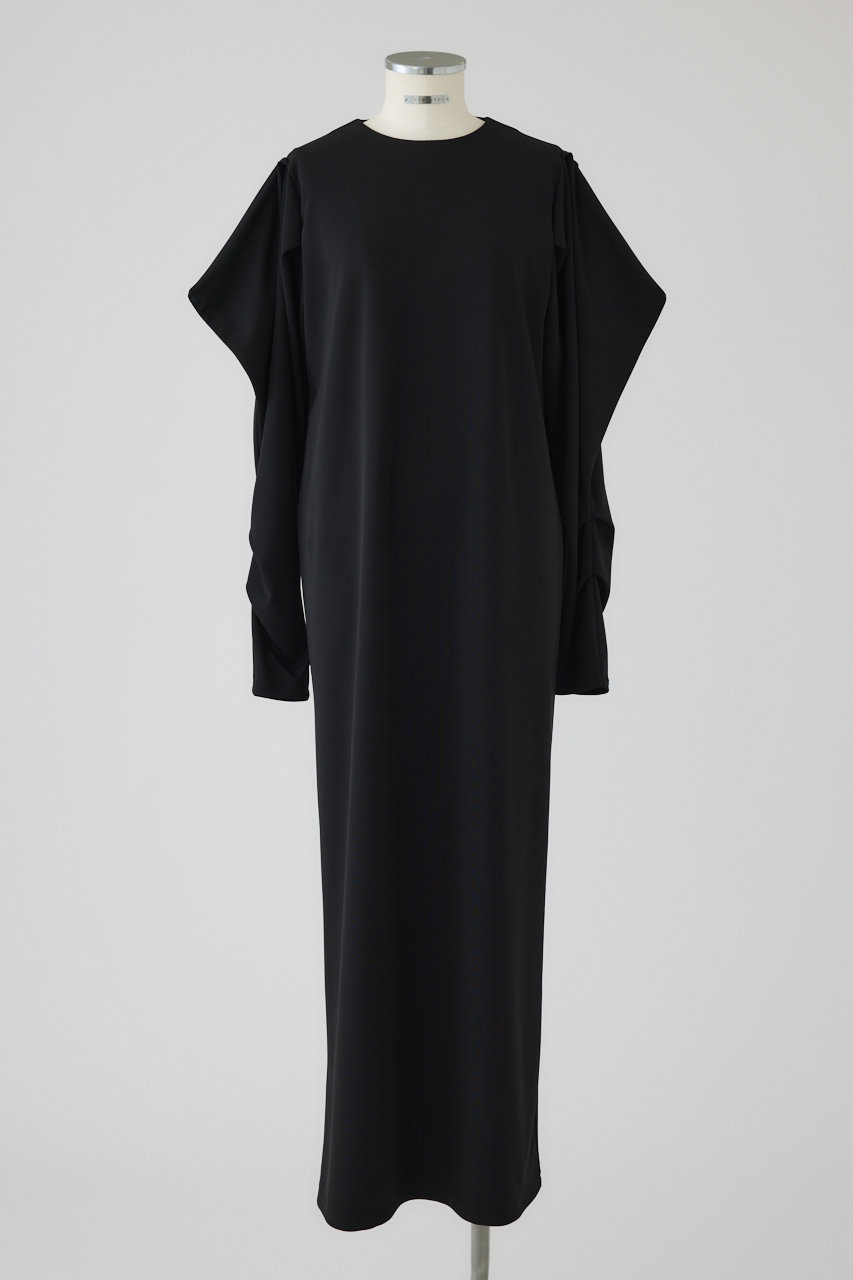 RIM.ARK Drape sleeve cut dress/ドレス (ブラック, 34) リムアーク ELLE SHOP RIM.ARK Drape sleeve cut dress/ドレス (ブラック, 34) リムアーク ELLE SHOP