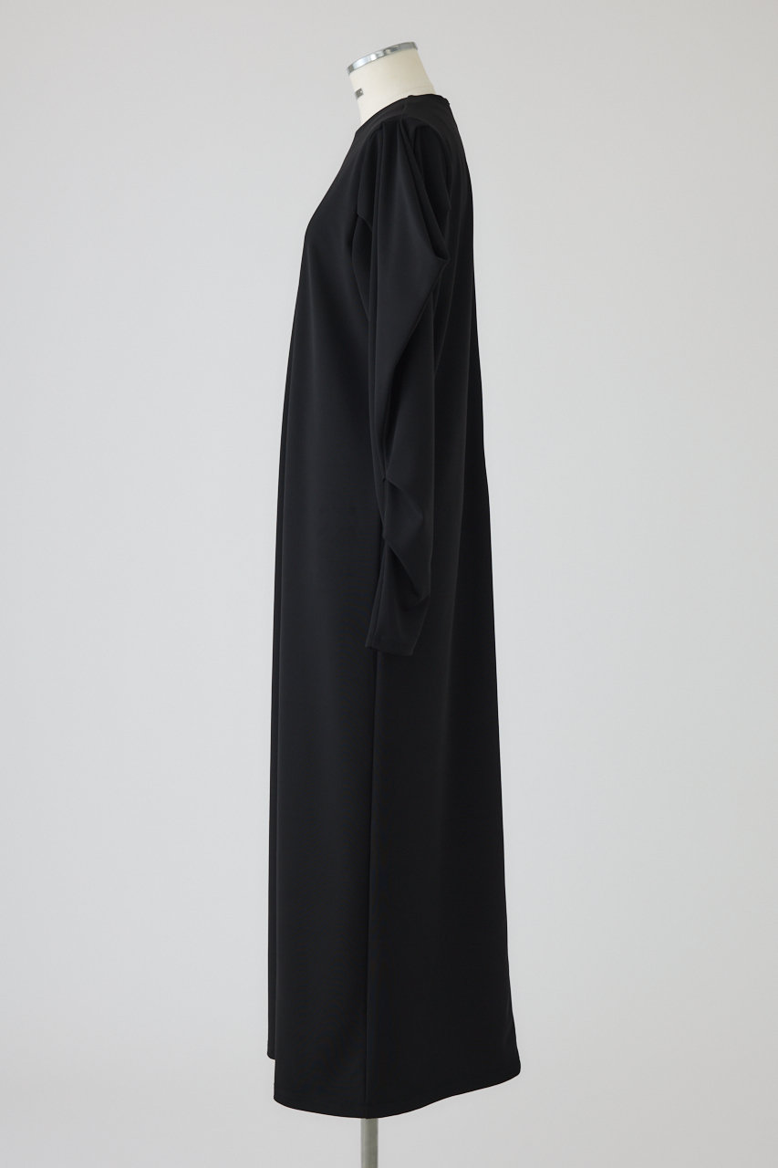 RIM.ARK(リムアーク)｜Drape sleeve cut dress/ドレス/ブラック の通販