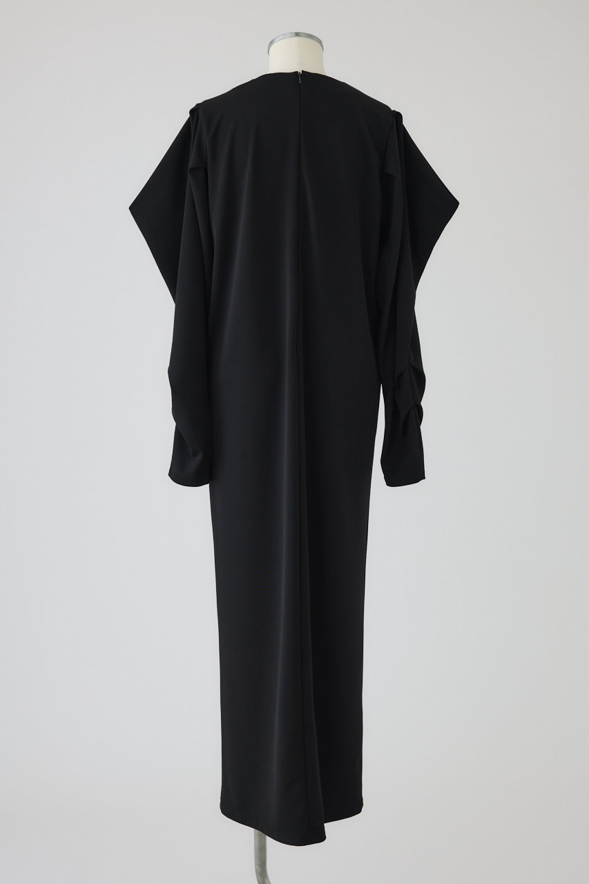 RIM.ARK(リムアーク)|Drape sleeve cut dress/ドレス/ブラック RIM.ARK(リムアーク)|Drape sleeve cut dress/ドレス/ブラック