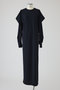 Drape sleeve cut dress/ドレス リムアーク/RIM.ARK ダークネイビー