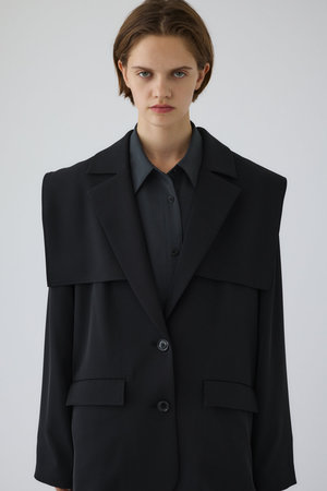 ジャケット・アウター RIM.ARK Lapel collar short JK RIM.ARK（リムアーク）の「Lapel collar short JK（テーラード