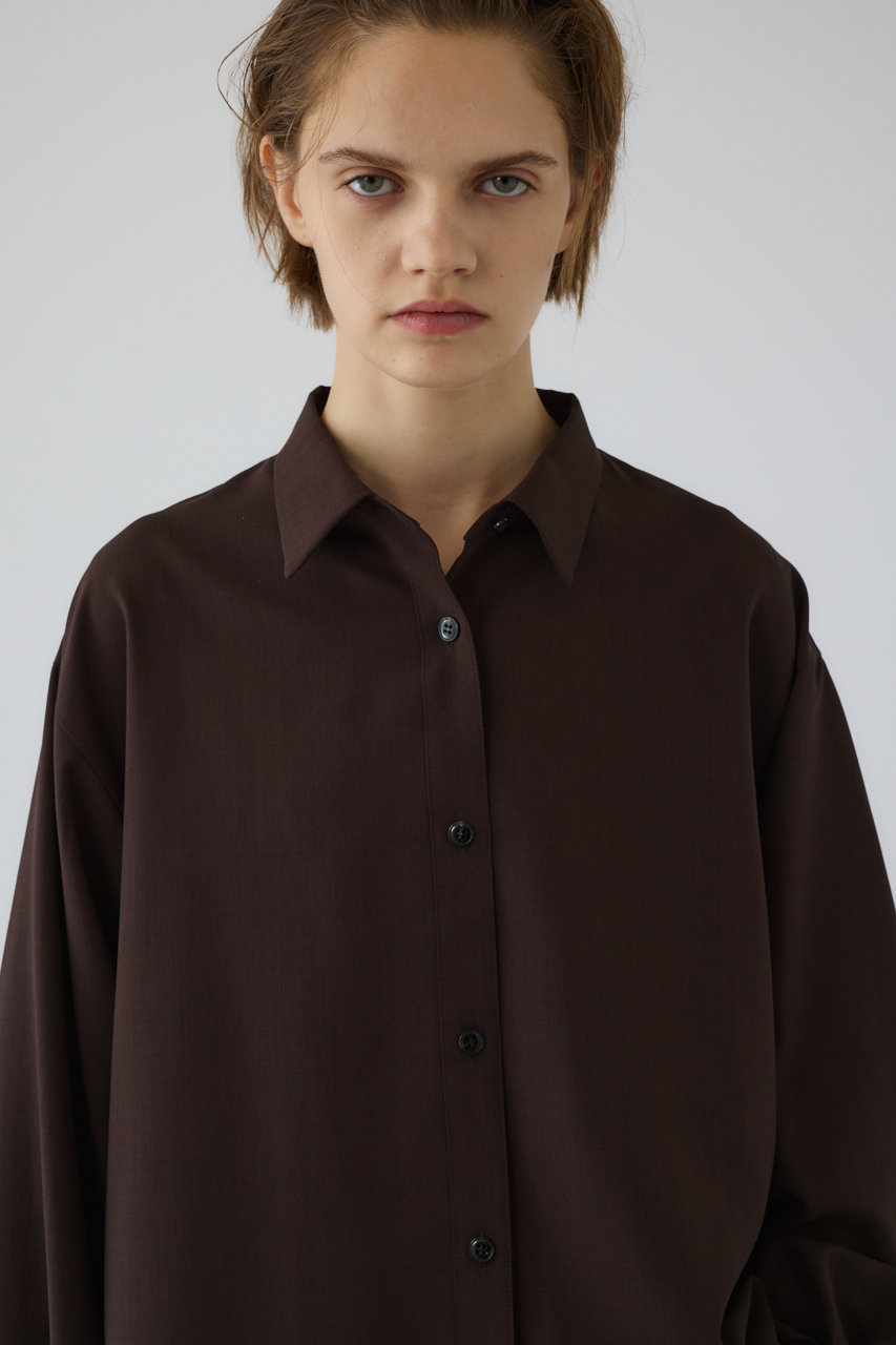 【RIM.ARK】ブラウス RIM.ARK（リムアーク）の「Front flap shaped SH（シャツ