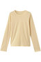 High gauge cotton long T-SH/ロングTシャツ リムアーク/RIM.ARK ライトイエロー