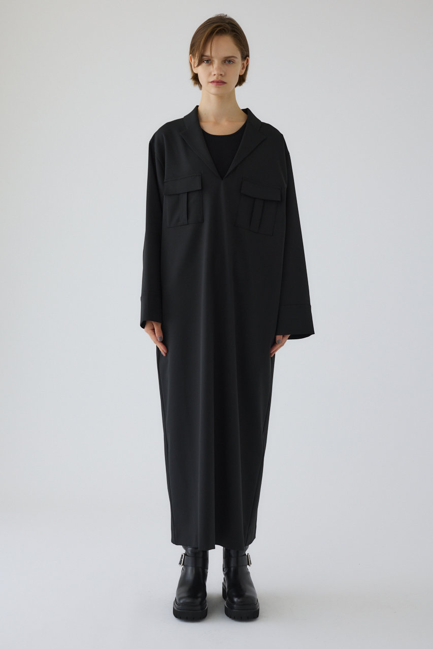 RIM.ARK Tailored maxi dress/ドレス (ブラック, 38) リムアーク ELLE SHOP RIM.ARK Tailored maxi dress/ドレス (ブラック, 38) リムアーク ELLE SHOP
