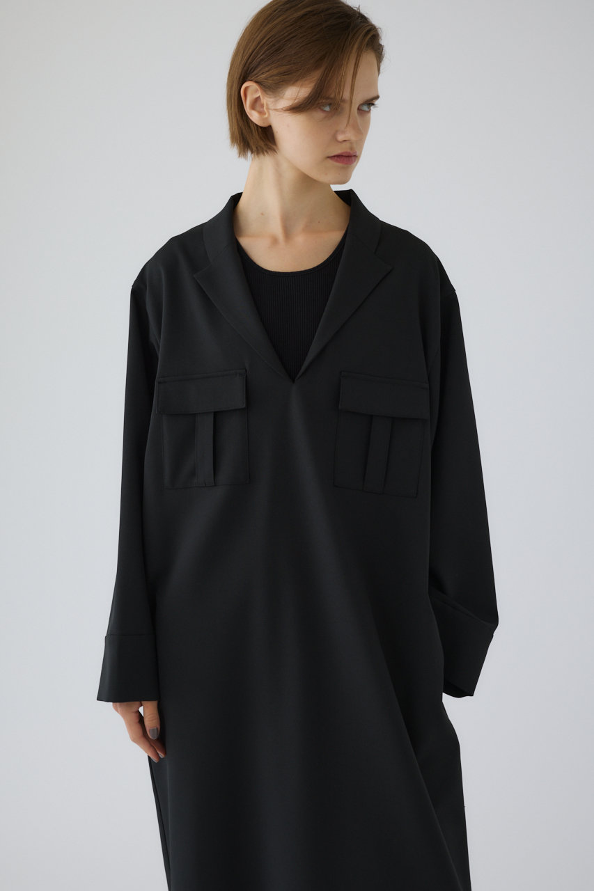 RIM.ARK(リムアーク)｜Tailored maxi dress/ドレス/ブラック の通販