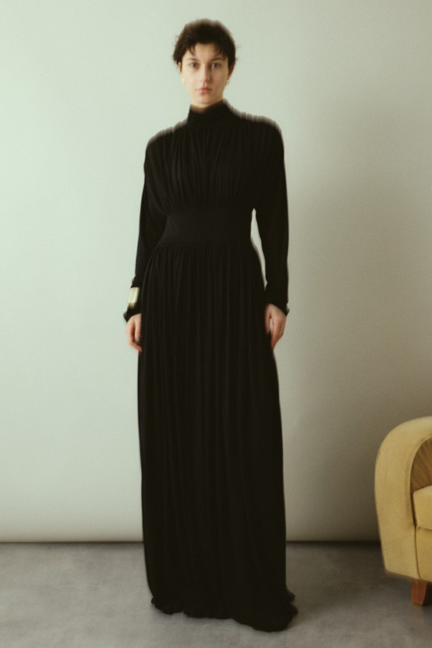 RIM.ARK Flowing drape dress/ドレス (ブラック, 38) リムアーク ELLE SHOP RIM.ARK Flowing drape dress/ドレス (ブラック, 38) リムアーク ELLE SHOP