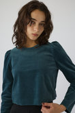 Puff corduroy compact tops/トップス