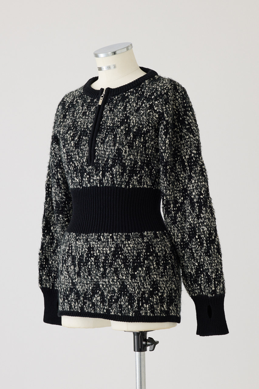 RIM.ARK Lace knit SH レースニットシャツ RIM.ARK(リムアーク