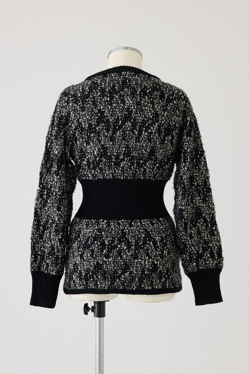 RIM.ARK(リムアーク)｜【予約販売】Waist switching knit tops
