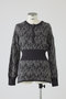 Waist switching knit tops/ニット リムアーク/RIM.ARK グレー