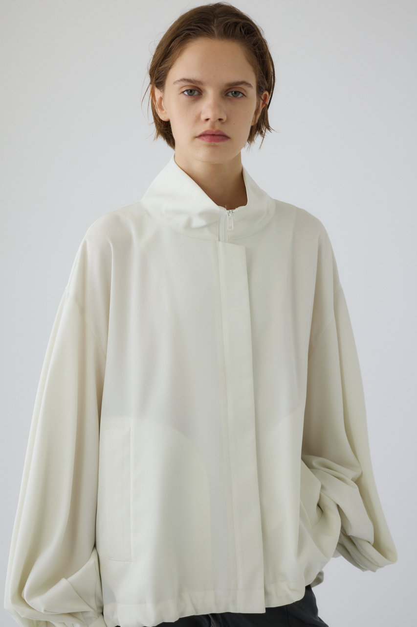 RIM.ARK(リムアーク)｜Stand collar tuck sleeve BZ/ブルゾン