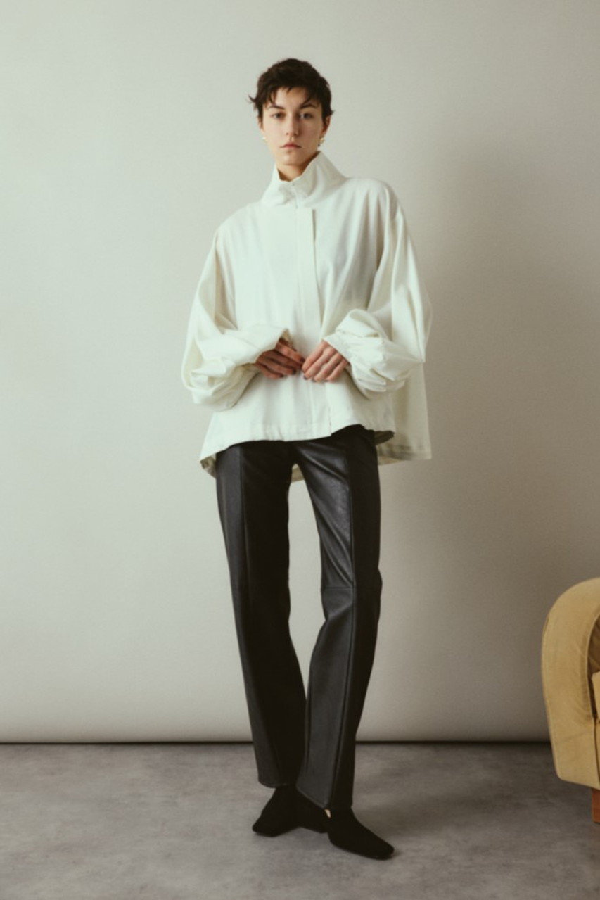 RIM.ARK(リムアーク)｜Stand collar tuck sleeve BZ/ブルゾン