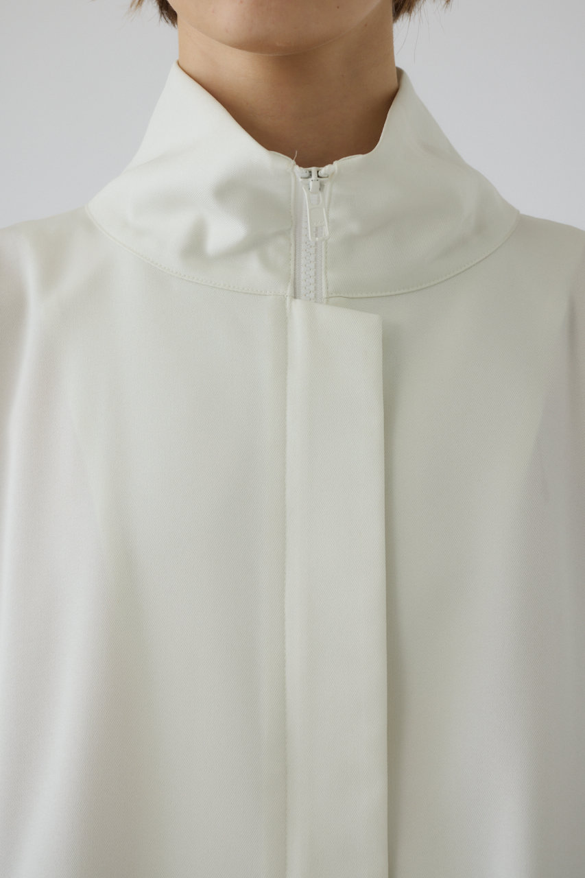 ジャケット・アウター RIM.ARK 25AW Stand collar tuck sleeve BZ RIM.ARK(リムアーク)｜Stand collar tuck sleeve BZ/ブルゾン/ホワイト