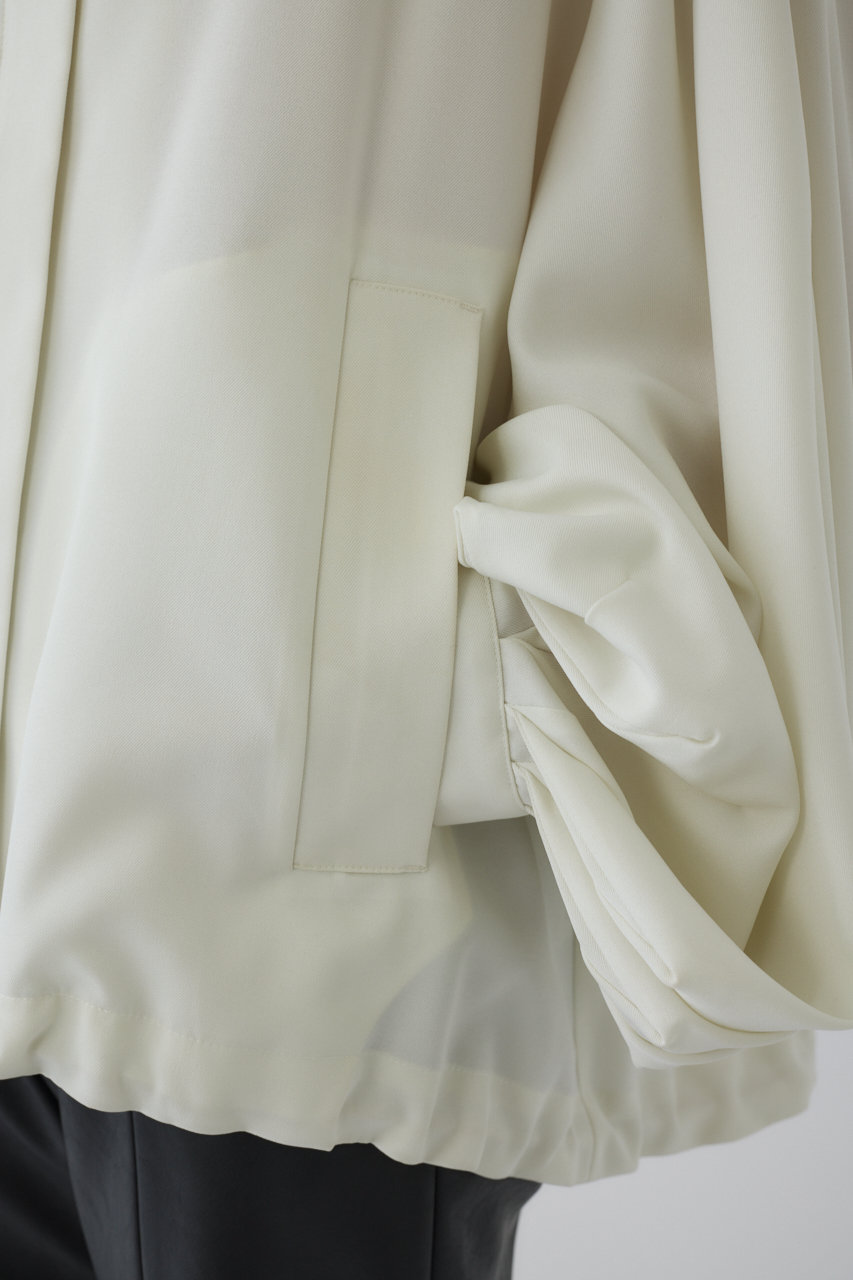 RIM.ARK(リムアーク)｜Stand collar tuck sleeve BZ/ブルゾン
