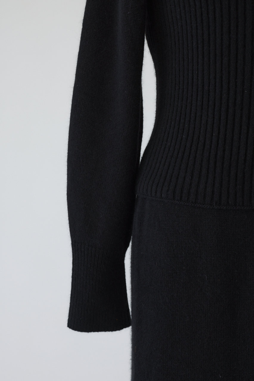 RIM.ARK(リムアーク)｜Setting knit dress/ニットドレス/ブラック の