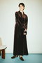 Velour shirt dress/シャツドレス リムアーク/RIM.ARK