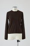 【予約販売】Hook design silk blend knit/ニット リムアーク/RIM.ARK ブラウン