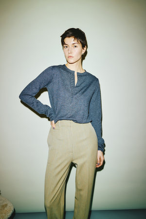 リムアーク/RIM.ARKの【予約販売】Hook design silk blend knit/ニット(110300/110301)