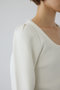 Decollete knit tops/ニット リムアーク/RIM.ARK