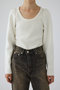 Decollete knit tops/ニット リムアーク/RIM.ARK