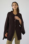 Poncho like raglan knit C/D/ニットカーディガン リムアーク/RIM.ARK ブラウン