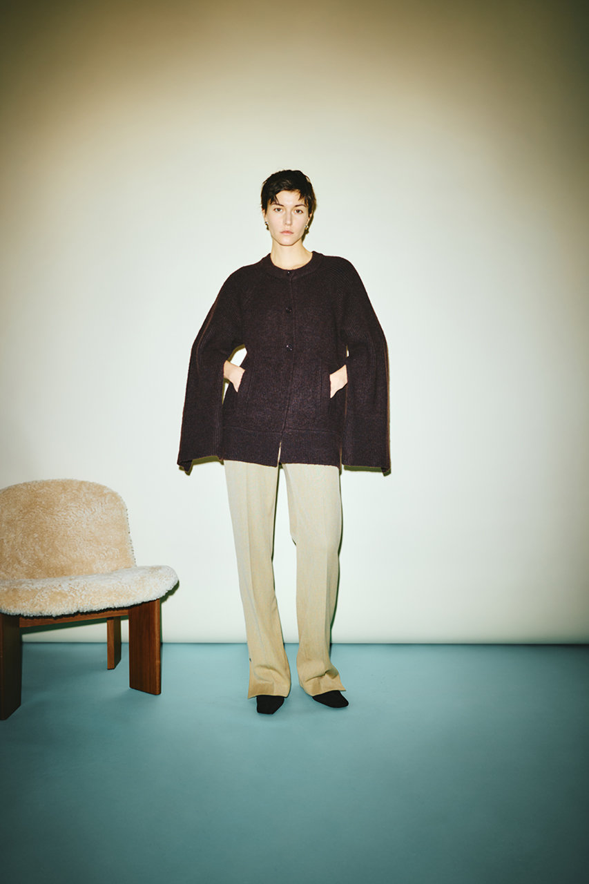 RIM.ARK(リムアーク)｜【予約販売】Poncho like raglan knit C/D