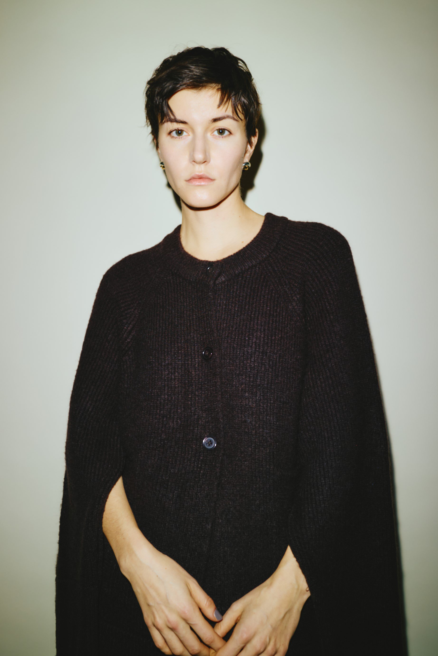 RIM.ARK(リムアーク)｜Poncho like raglan knit C/D/ニット