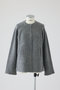 Poncho like raglan knit C/D/ニットカーディガン リムアーク/RIM.ARK グレー