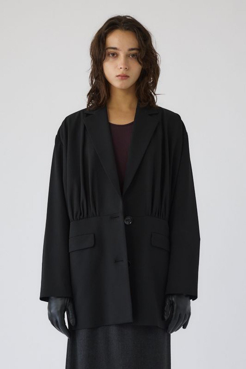 RIM.ARK Gather JK/ジャケット (ブラック, FREE) リムアーク ELLE SHOP RIM.ARK Gather JK/ジャケット (ブラック, FREE) リムアーク ELLE SHOP