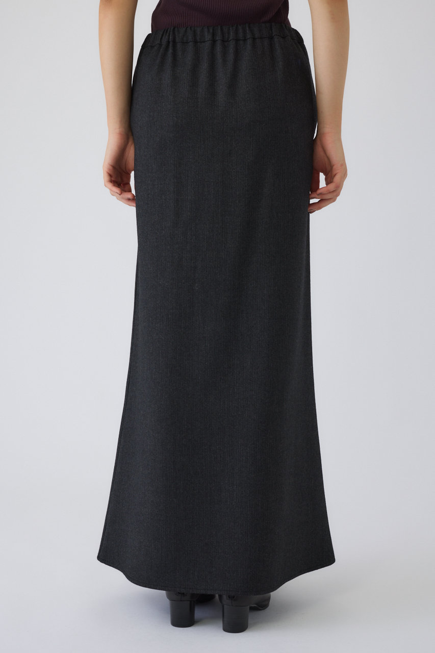 RIM.ARK(リムアーク)｜Herringbone maxi SK/スカート/ブラック の通販