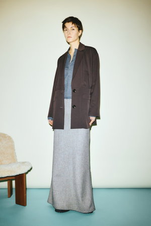 リムアーク/RIM.ARKのHerringbone maxi SK/スカート(110700/110703)