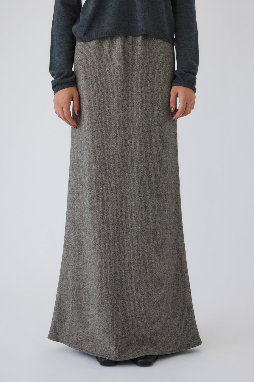 RIM.ARK Herringbone maxi SK/スカート (グレー, 38) リムアーク ELLE SHOP RIM.ARK Herringbone maxi SK/スカート (グレー, 38) リムアーク ELLE SHOP