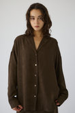 Open collor F/Suede shirt JK/シャツ