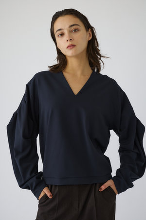 リムアーク/RIM.ARKのVolume sleeve v-neck PO/プルオーバー(110400/110403)